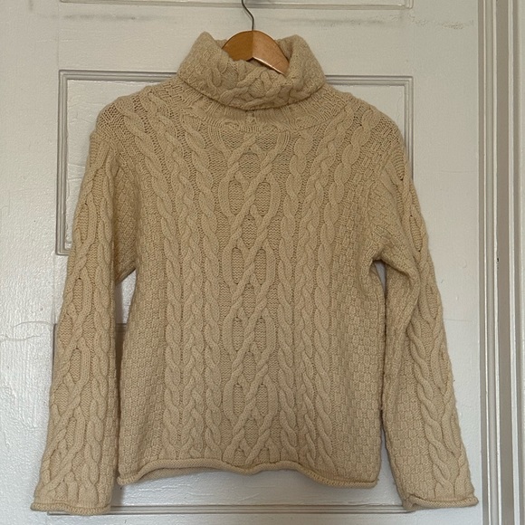 INIS CRAFTERS - Merino Wool Fisherman’s Sweater - Picture 1 of 4
